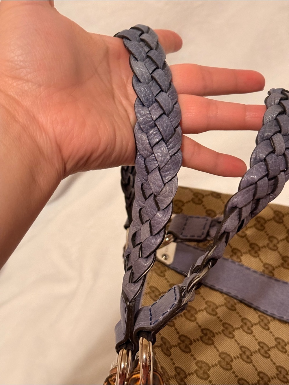 Gucci Bamboo Bar Libeccio Tote - Picture 16 of 16